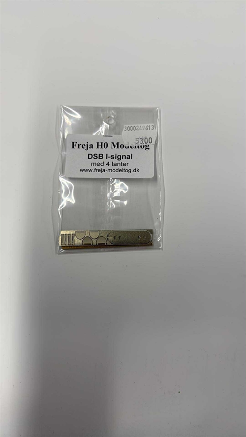  Freja Modelleisenbahn 010 DSB - Schilder, geätzt, 3-tlg. pro Satz. Schildgröße 2 x 4,4 mm, H0